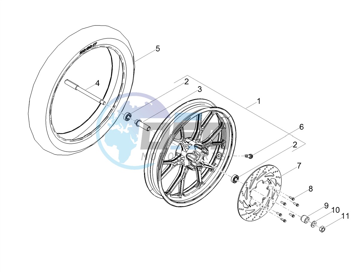 Front wheel