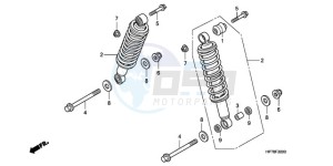 TRX420FA9 Australia - (U) drawing REAR CUSHION