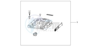 FES125 PANTHEON drawing REAR BASE CARRIER