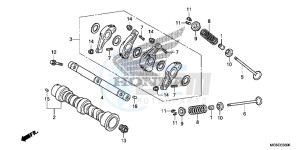 NC700DD INTEGRA E drawing CAMSHAFT/VALVE