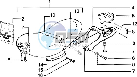 Saddle - carrier