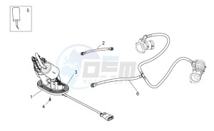 V7 Racer 750 drawing Fuel pump