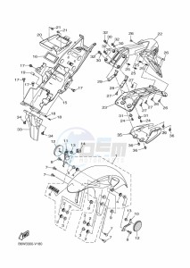 MT-03 MTN320-A (BEV6) drawing FENDER