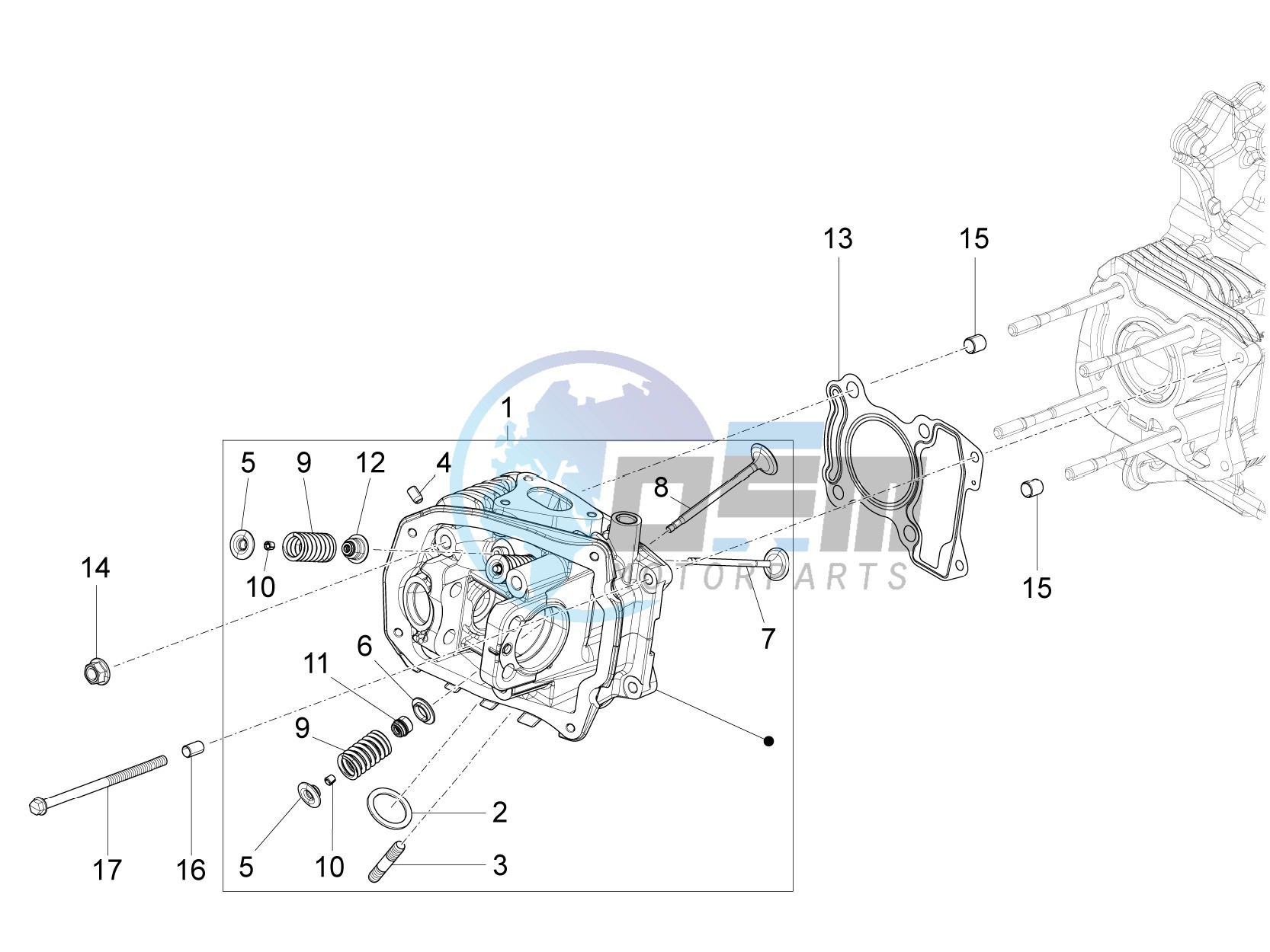 Cilinder head unit - Valve