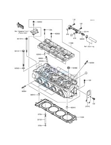 JET_SKI_ULTRA_LX JT1500KFF EU drawing Cylinder Head