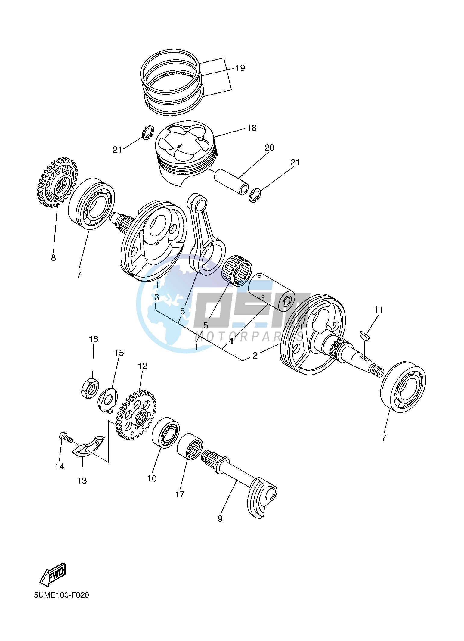 CRANKSHAFT & PISTON