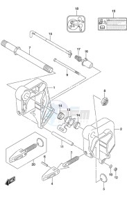 DF 9.9A drawing Clamp Bracket w/Remote Control