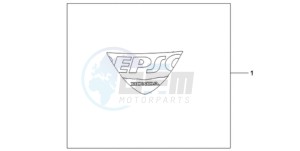 CBR1000RA9 U / ABS drawing EPSO STICKER FIREBLADE WS