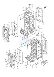 DF 250AP drawing Cylinder Head