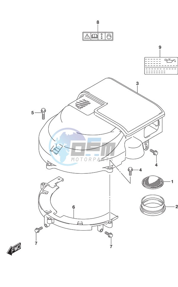 Silencer/Ring Gear Cover