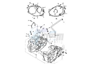 TT K 600 drawing CRANKCASE