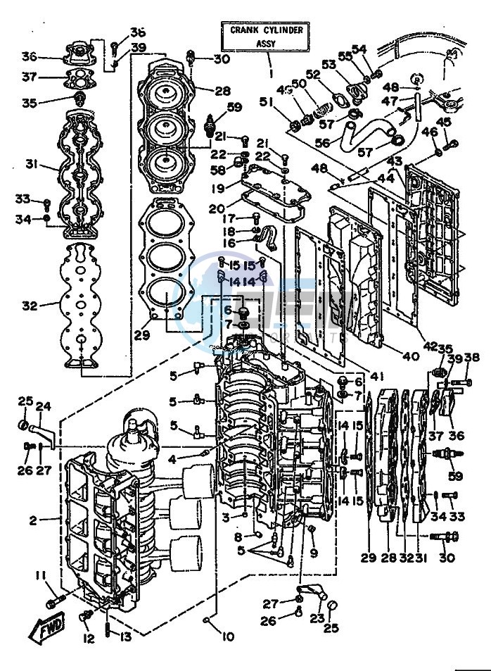 CYLINDER--CRANKCASE