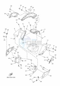 MT-125 MTN125-A (B6G3) drawing FUEL TANK 2