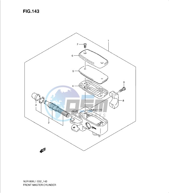 FRONT MASTER CYLINDER