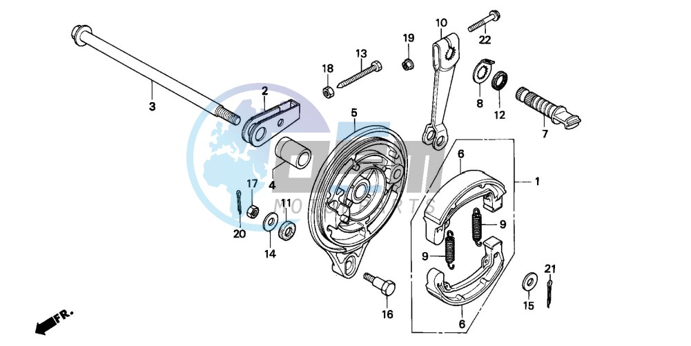 REAR BRAKE PANEL