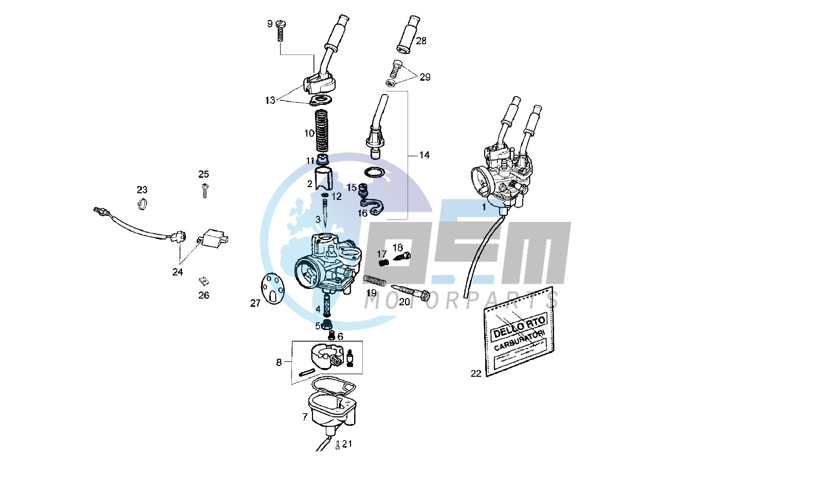 CARBURETOR FIN-NOR-SWE