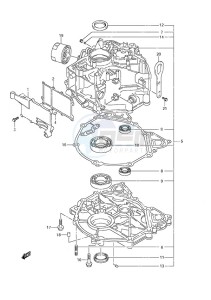 DF 25 V-Twin drawing Cylinder Block