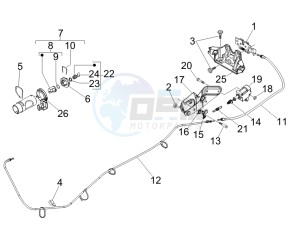 GT 250 ie 60 deg (Euro 3) drawing Locks