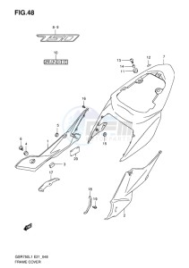 GSR750 EU drawing FRAME COVER