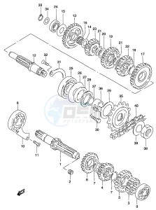 GZ250 (P34) drawing TRANSMISSION