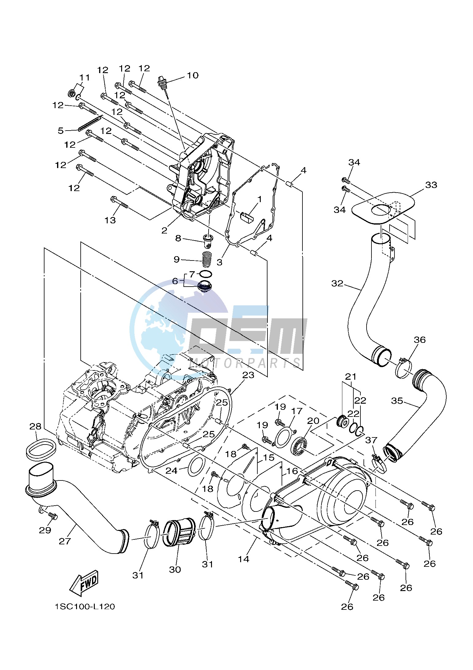 CRANKCASE COVER 1