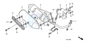 SH1259 France - (F / CMF) drawing EXHAUST MUFFLER