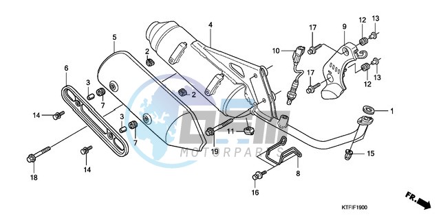 EXHAUST MUFFLER