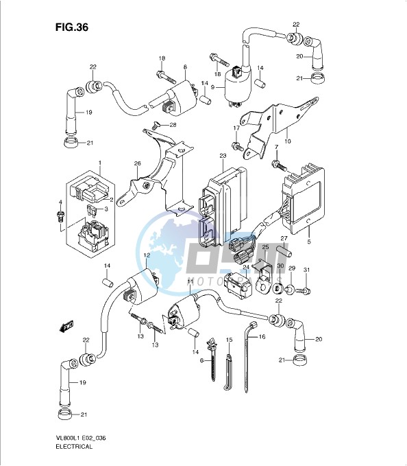 ELECTRICAL (VL800CUEL1 E19)