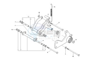 GRANTURISMO 125 drawing Swinging arm