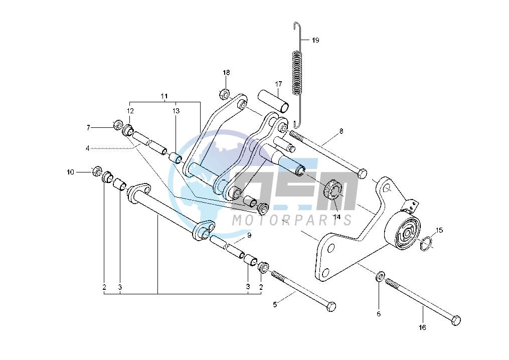 Swinging arm