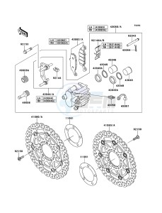 ER-6f EX650A7F GB XX (EU ME A(FRICA) drawing Front Brake