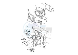 YP MAJESTY 150 drawing CYLINDER HEAD