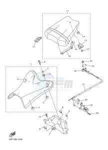 FZ8-NA FZ8 (NAKED, ABS) 800 (59P9) drawing SEAT