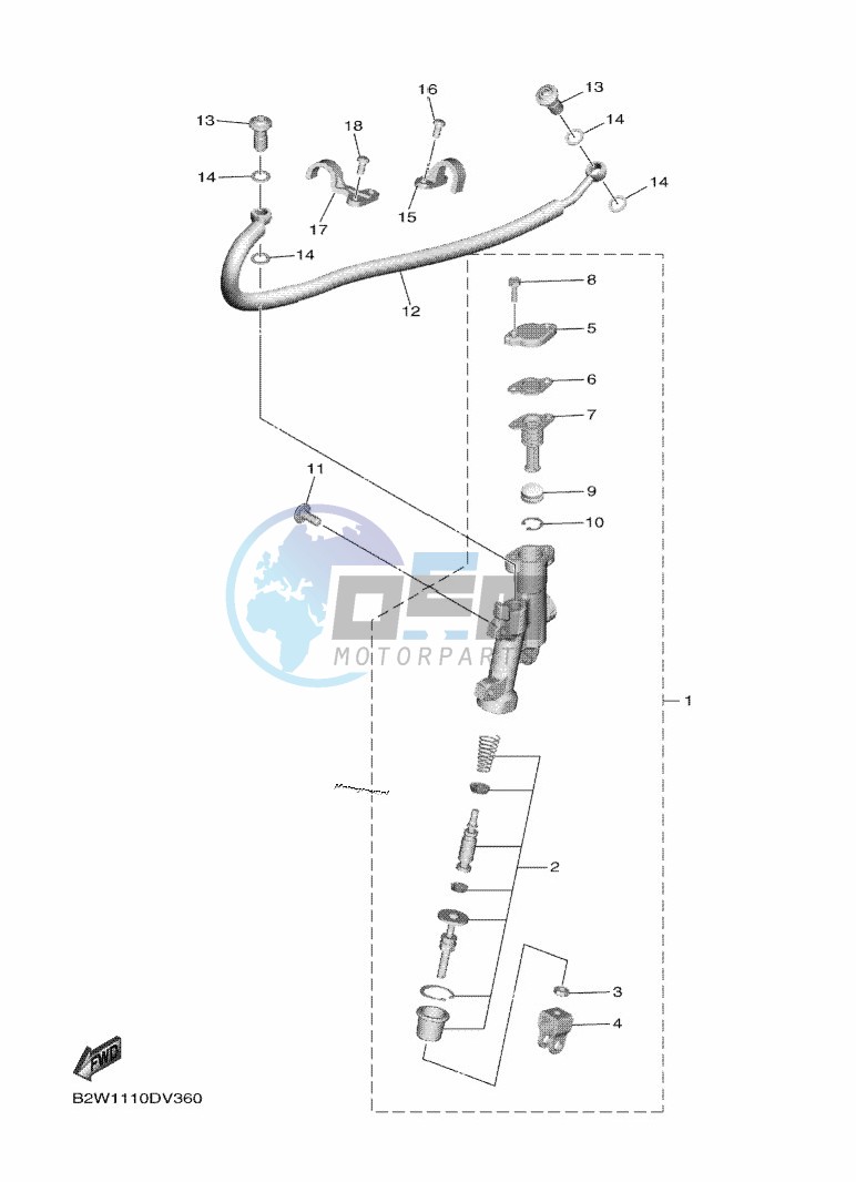 REAR MASTER CYLINDER