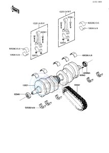 KZ 750 R [GPZ] (R1) [GPZ] drawing CRANKSHAFT