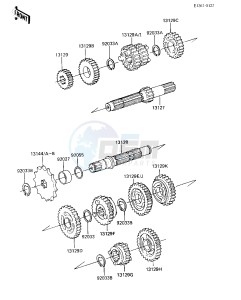 KDX 80 C [KDX80] (C1-C5) [KDX80] drawing TRANSMISSION