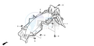 ANF125T drawing REAR FENDER (1)