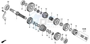 VTX1800C drawing TRANSMISSION