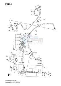 VLR1800 (E2) drawing REAR MASTER CYLINDER