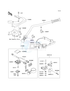 JS 800 A [800 SX-R] (A1-A3) [800 SX-R] drawing HANDLEBAR