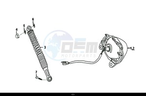 ORBIT II 50 (45 KM/H) (AE05W8-EU) (L8-M0) drawing TAIL LIGHT RR. CUSHION