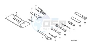 CBR1000RA9 UK - (E / ABS MKH) drawing TOOLS