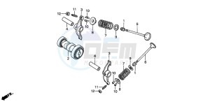 C50SW drawing CAMSHAFT/VALVE