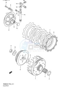 RM85 (P2) drawing CLUTCH