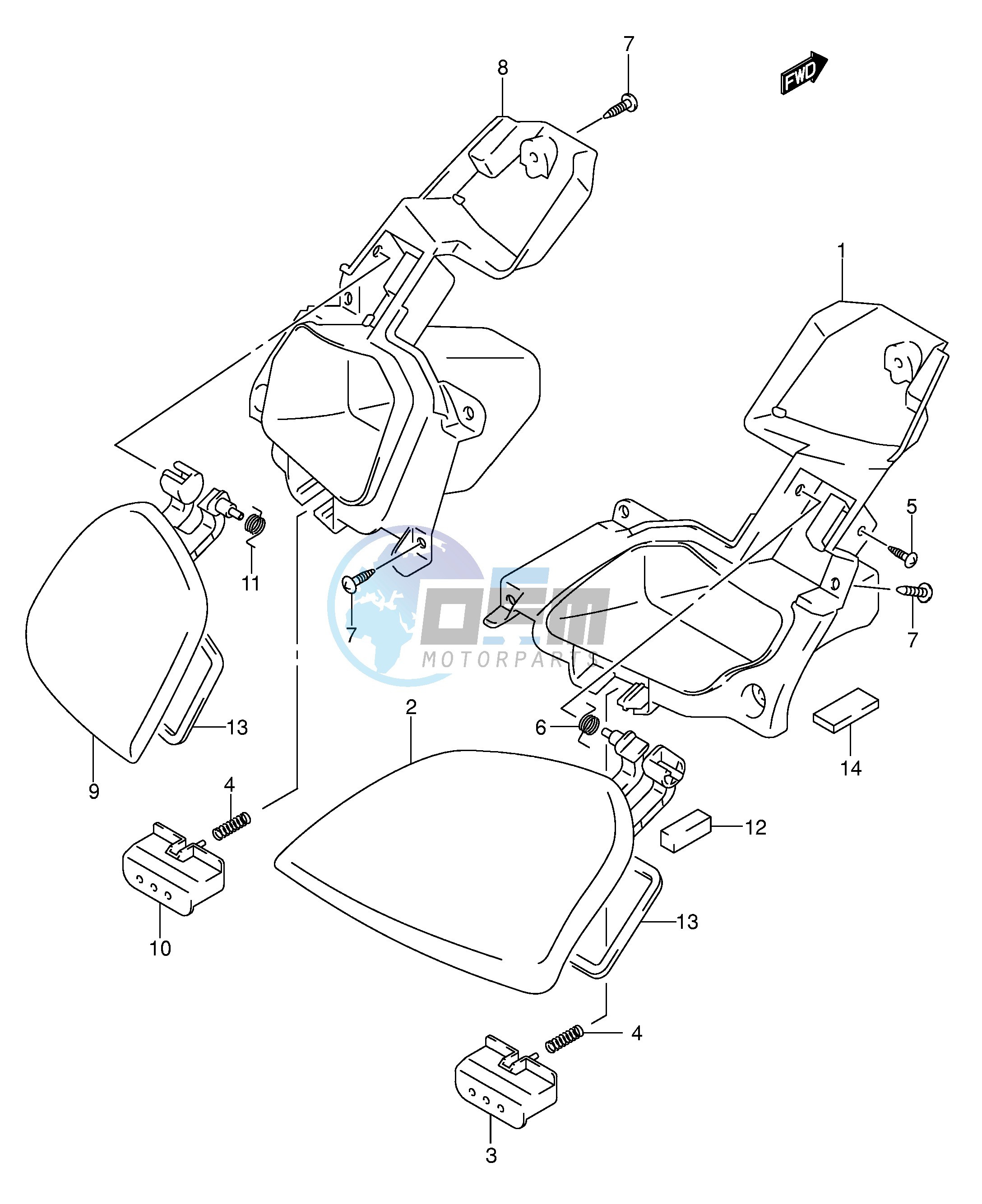 FRONT PANEL BOX (MODEL K3)