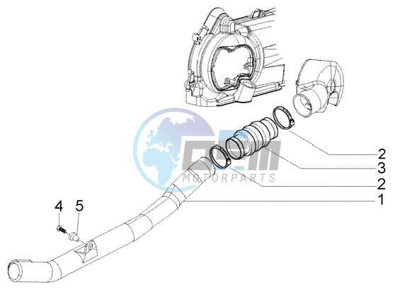 Belt cooling tube