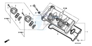 CB600F39 Spain - (SP / ST) drawing CYLINDER HEAD COVER