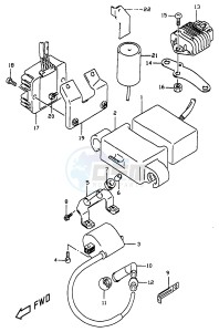 DR350 (V-W-X) drawing ELECTRICAL