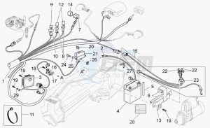 Nevada Classic 750 IE IE drawing Rear electrical system