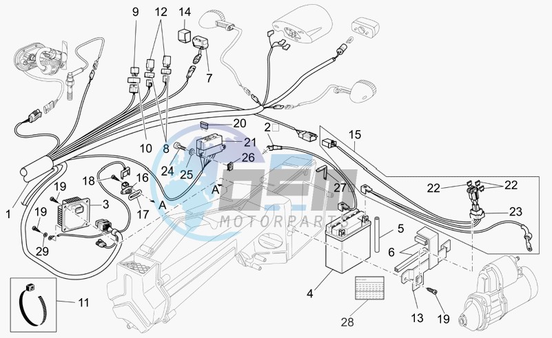 Rear electrical system